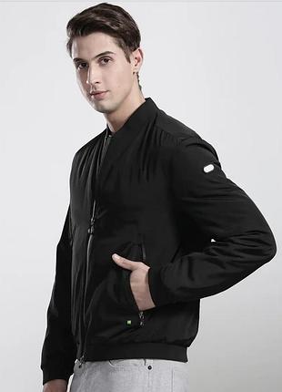 Boss green men black jomber solid water resistant куртка 2