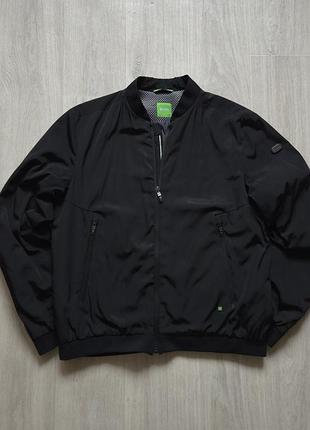 Boss green men black jomber solid water resistant куртка 5