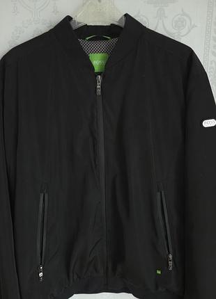 Boss green men black jomber solid water resistant куртка 6