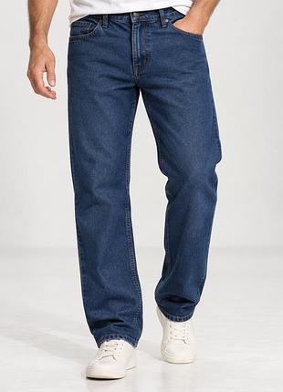 Чоловічі джинси denim co. сині xl бавовна / поліестер