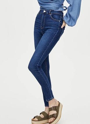Джинси жіночі pull&bear скіні сині
