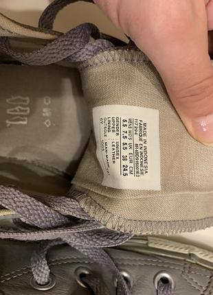 Кеди унісекс converse сірі шкіряні 2