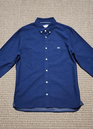 Lacoste рубашка slim fit оригинал (m-l - 41)