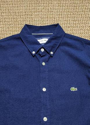Lacoste рубашка slim fit оригинал (m-l - 41) 2