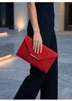 Сумка клатч бренд dorothy perkins. штучна замша.