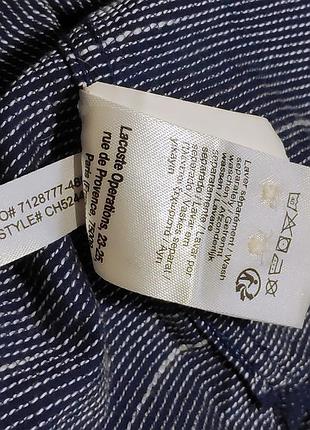 Lacoste рубашка slim fit оригинал (m-l - 41) 9