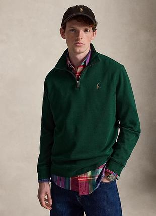 Мужская толстовка polo ralph lauren с полумолнией