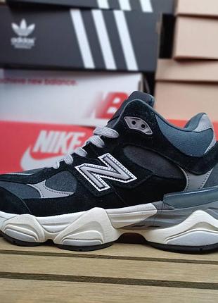❄️ кросівки new balance 9060 high winter чорні з сірим