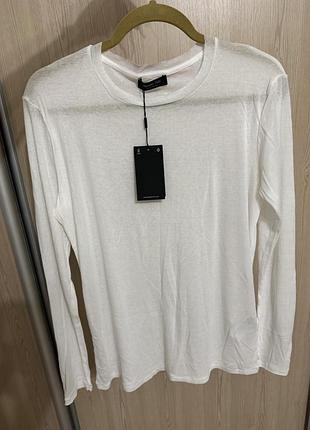 Лонгслів жіночий massimo dutti білий
