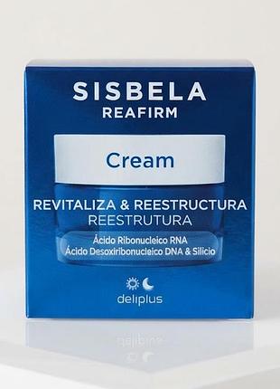 Омолоджувальний та регенерувальний крем для обличчя sisbela reafirm cream (revitaliza & reestructura) від іспанського бренду, 30мл