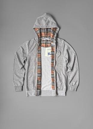 Худі burberry сіра демісезонна