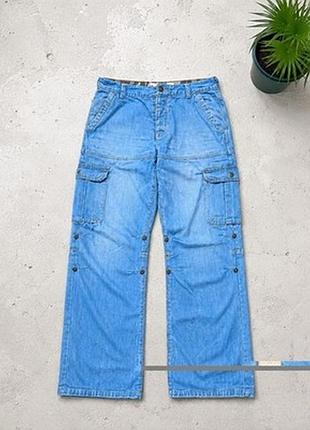 Le grande bleu (l.g.b.) vintage burton crazy pocket i battons джинси