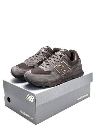 Чоловічі кросівки new balance 574 m dark chocolate
