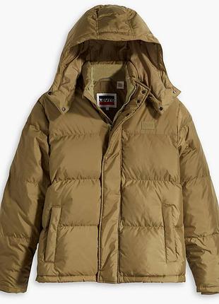 Пуховик levi's laurel short puffer jacket s куртка зимова