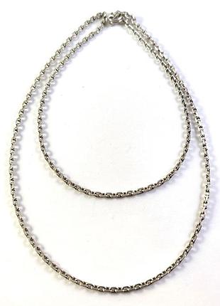 Серебряная цепочка. сделано в ссср. 925 проба "звезда".