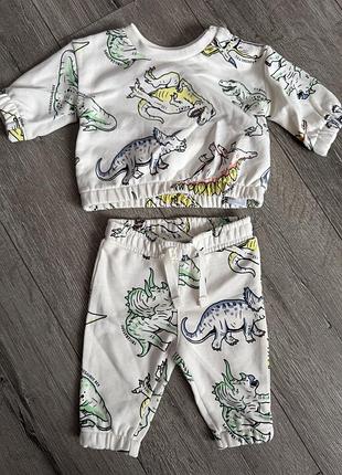Костюм, штани, світшот, фліс