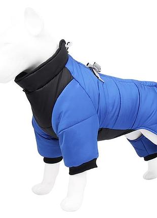 Синтепоновый комбинезон для котов и кошек pet style "duomm" синий 2xl