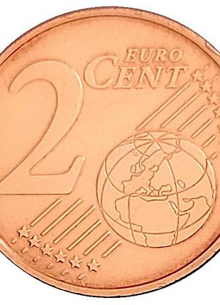 Болгария 2 евроцента 2026 год сталь с медным покрытием, 3.06g, ø 18.75mm no4338