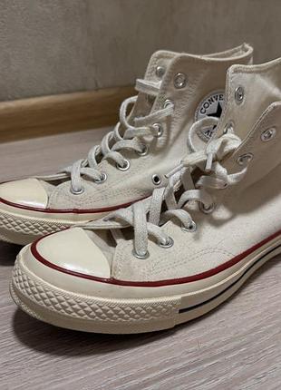 Кеди унісекс converse chuck 70 high top молочні