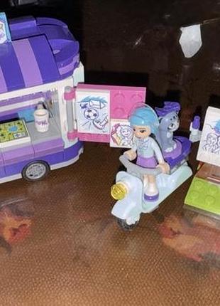 Ігровий набір для дівчинки lego friends фургон емми