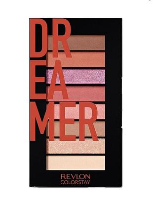 Палитра теней для глаз revlon colorstay looks book palette (тон: 950 дремпер / dreamer), 3.4 г
