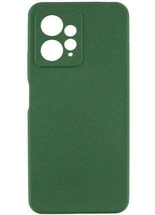 Чехол silicone cover lakshmi full camera (aaa) для xiaomi redmi note 12 4g зеленый / cyprus green