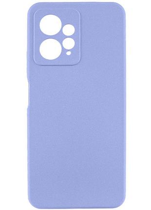 Чехол silicone cover lakshmi full camera (aaa) для xiaomi redmi note 12 4g сиреневый / dasheen