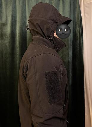 Куртка чоловіча m-tac softshell чорна 3
