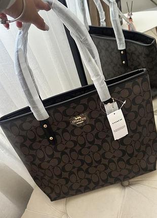 Шопер coach zip tote