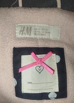 Куртка для дівчинки лижна термо зимова h&m 7