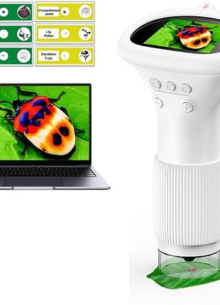 Детский микроскоп kids microscope 372 миниатюрный цифровой микроскоп для детей