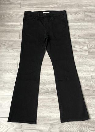 Жіночі чорні джинси levi's 315 shaping bootcut