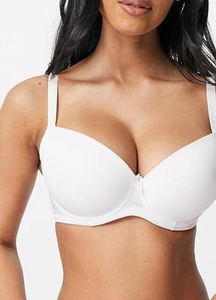 Белый бюстгальтер на большую грудь ivory rose 100d/e