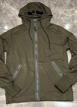 Худі з лінзами c.p.company хакі swiatcp003