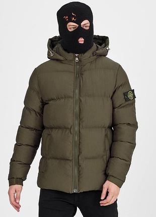Куртка єврозима хакі stone island jaksil003