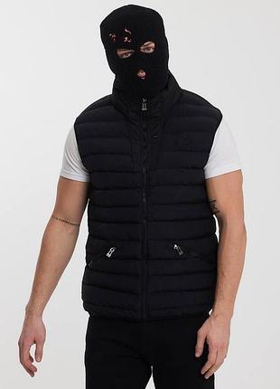 Жилетка stone island lux чернвый bzsin001