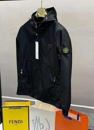 Вітровка чорний stone island jaksiln001