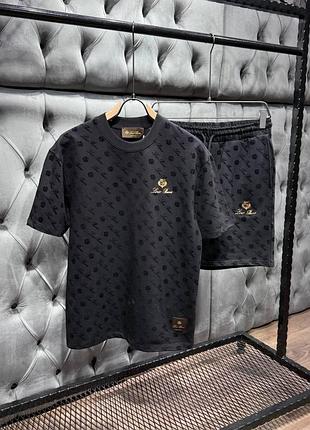 Костюм loro piana lux чорний kitlpn007