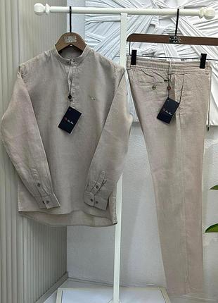 Костюм льон loro piana lux беж kitlpn009
