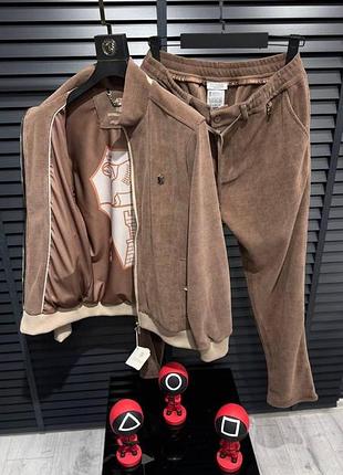 Вельветовий костюм беж brunello cucinelli tsbcn005
