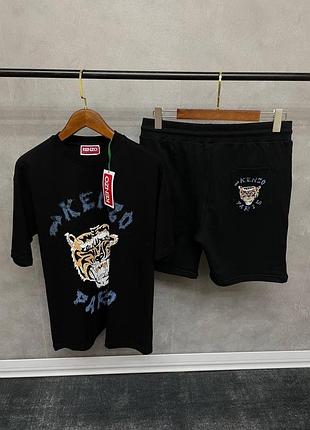 Костюм шорти + футболка kenzo lux kitknzn002