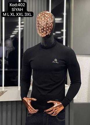 Джемпер loro piana черный swiatlp009