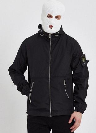 Вітровка stone island чорний new jaksi101