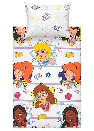 Детское постельное белье lego friends