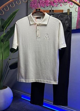 Костюм loro piana lux біло/чорний kitlpn005
