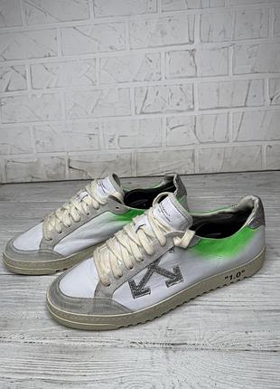 Крутые модные кроссовки off-white virgil abloh cup sole 1.0 sneakers
