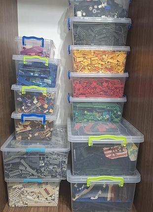 Конструктор типу lego, різнокольоровий
