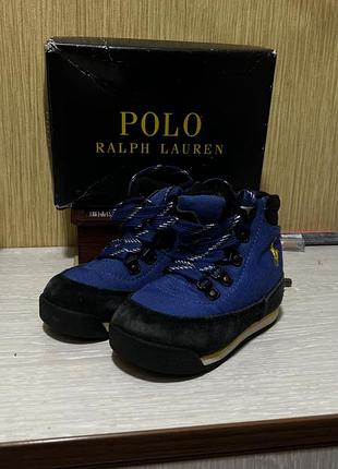 Черевики для хлопчиків polo ralph lauren демісезонні сині