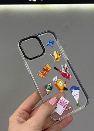 Чехол-накладка на iphone 13 pro max с декоративным принтом, полупрозрачный чехол для iphone 13 pro max с рисунком