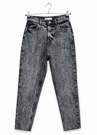 Графітові мом джинси zara